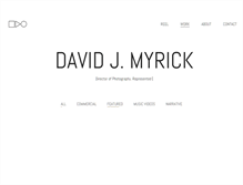 Tablet Screenshot of davidmyrick.com